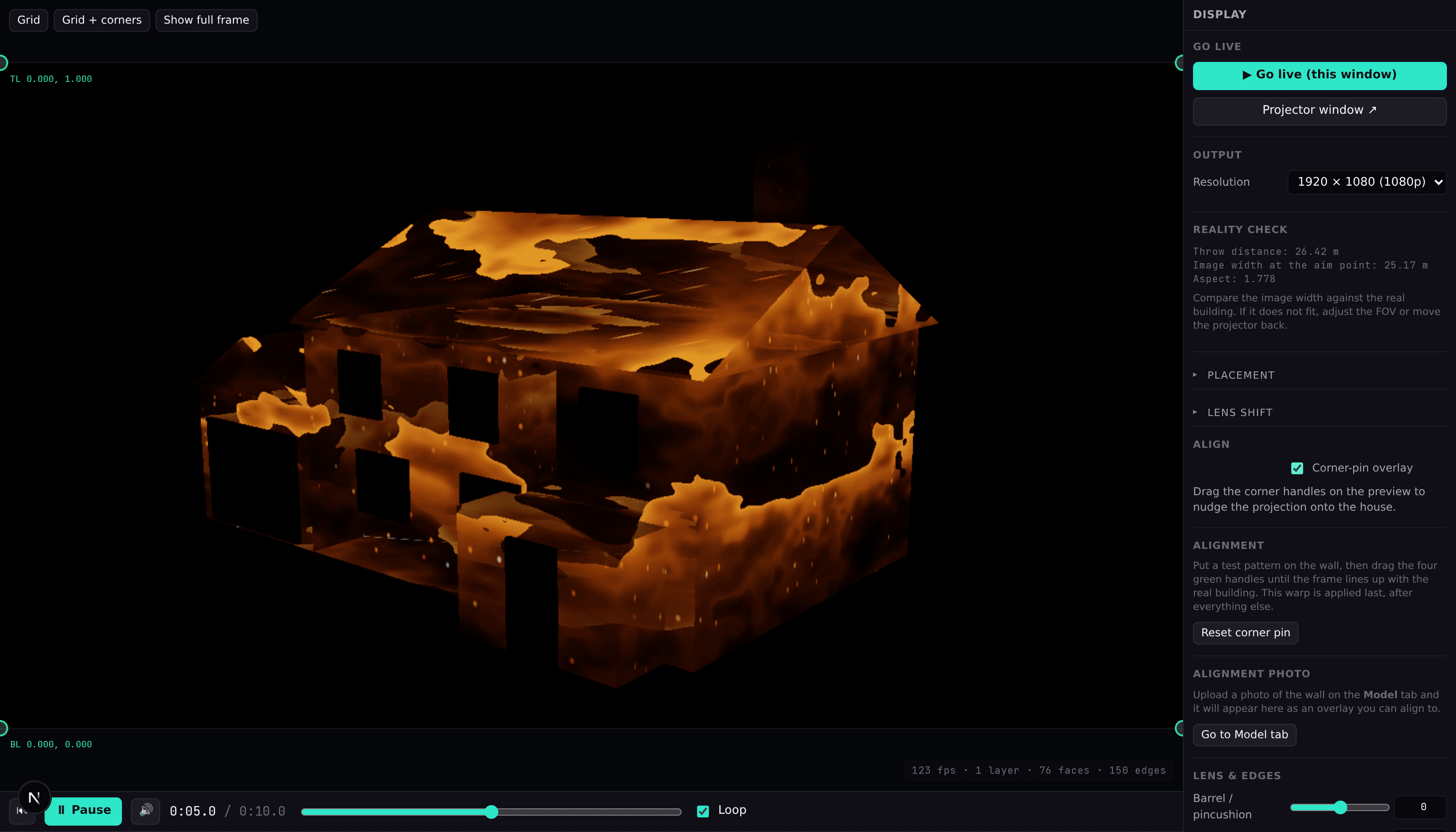 screenshot · alignment overlay